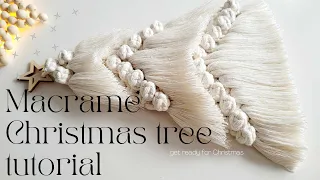 Macrame Christmas tree tutorial. DIY: A Step-by-Step Guide to Your Own Macramé Christmas Tree