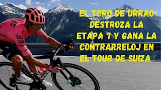 Rigoberto Urán gana la etapa 7 del Tour de Suiza