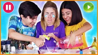 Slime Savaşları Pause Slime Challenge Dila Kent