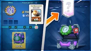 12 WIN "CANNON CART" 2V2 DRAFT CHALLENGE - Clash Royale - LEGENDARY OUT OF CHALLENGE CHEST OPENING!