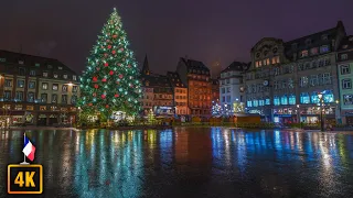 ⁴ᴷ Strasbourg, France - The World's Capital Of Chistmas | Most Beautiful X-Mas Market🎅