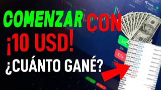 COMO GANAR DINERO haciendo TRADING con solo $10 USD 🤑