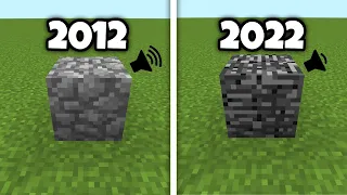 Minecraft Sound Effects: 2012 vs 2022