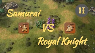 Samurai vs RoyalKnight in Feudal