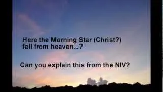 NIV Bible: Is Jesus and Lucifer the same?