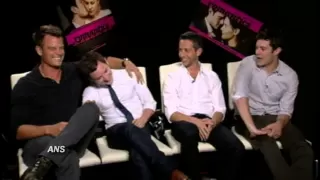 JOSH DUHAMEL, ELIJAH WOOD, JEREMY STRONG, ADAM BRODY ANS THE ROMANTICS INTERVIEW