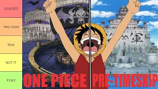 ALL PRE-TIMESKIP ONE PIECE ARCS RANKED