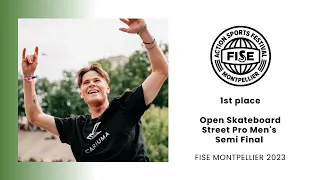 World Skate Open Skateboard Street Pro Men's Semi Final - 1st place