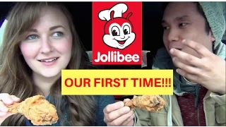 First Time Jollibee in SEATTLE!!! Filipino American Couple
