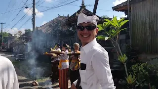 Upacara Melasti Desa Rianggede Hari Raya Nyepi Caka1945