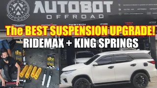 Fortuner TAGTAG Problem no MORE! ( RIDEMAX + KING SPRINGS lang pala ) #AutobotStrong