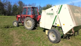 Baliranje Sirove Deteline IMT 539 i Krone Kr 125