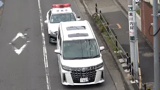 こんな運転で免許取れたのはキセキだろと思わずにはいられないアルファード運転手がアツい走りのパトカーに指定場所一時不停止等違反で捕まる瞬間！