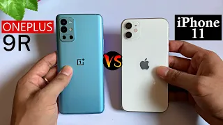 iPhone 11 vs OnePlus 9R Detailed Comparison & Review | Which Gives Best Value in 2021? (HINDI)