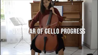 (not quite) One Year of Cello Progress