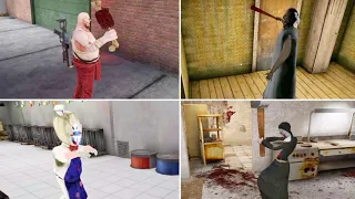 Jumpscare In 3rd Person View Of Ice Scream 6 Vs Evil Nun Vs Granny Chapter 2 Vs Mr Meat 2