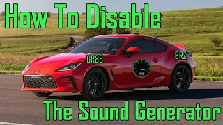 2022 Toyota GR86 & 2022 Subaru BRZ | sound generator