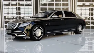 Review || Mercedes Maybach  S650 2019| 1/18 Diecast Modelcar | GT Spirit  | Walkaround | Diorama 1