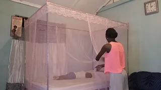 how to SETUP a mosquito net