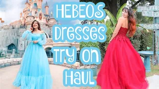 Princess Prom Dress Try-on // Hebeos Dress Reviews