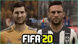 FIFA 20 | ALL LIGA BBVA MX PLAYER FACES (REAL FACES)