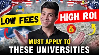 Top 10 Universities for MS in USA || Low Tuition, High ROI