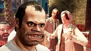 Trevor's blood will never run dry！In traffic at a speed of 9999999! - GTA5