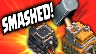 Clash of Clans - TH7 v TH9 In CLAN WARS!!!