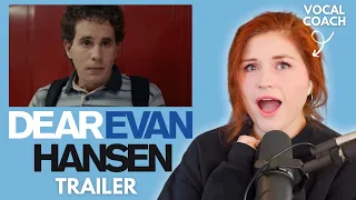 DEAR EVAN HANSEN I Movie Trailer I Vocal coach reacts!