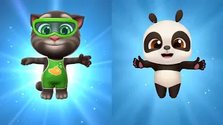 Happy Birthday Level 10 Vs Level 10 My Talking Tom 2 Vs My Talking Tom Panda 2