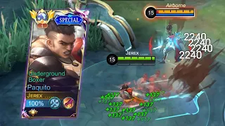 A UNDERRATED PAQUITO COMBO THAT CAN ELIMINATE META HERO! (oneshot build) PAQUITO BEST BUILD 2024