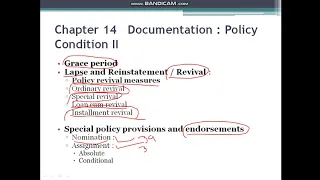 IC38 Kannada Chapt 14. Documentation - Policy Condition - II