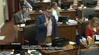 12/06/22 Council Committee: Transportation & Infrastructure