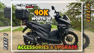 Pt. 1 | Honda Click 125i 40k Worth of Accessories & Upgrade | RARA PH