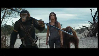 Apes Show Mercy To A Human Woman Scene - KINGDOM OF THE PLANET OF THE APES - 2024 - #Action