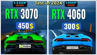 RTX 4060 vs RTX 3070 Testing games at 1080P and 1440P max settings