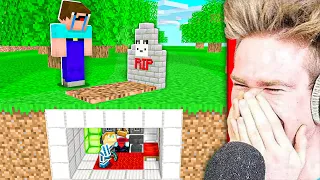 Jak Długo Moge ŻYĆ w GROBIE WIDZA ZANIM ZAUWAŻY? ☠️ | Minecraft Extreme