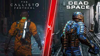 The Callisto Protocol vs Dead Space Remake - Direct Comparison! Attention to Detail & Graphics!