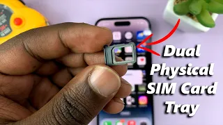 Dual SIM iPhone 14/14 Pro: What The Dual Physical SIM Card Tray Looks Like