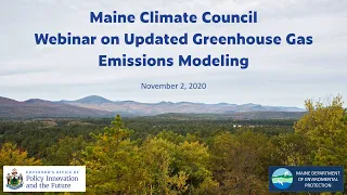 Updated Greenhouse Gas Emissions Modeling Webinar