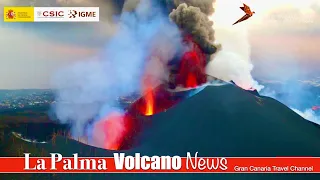 Incredible Footage of Volcano Chimneys | La Palma Volcanic Eruption News