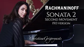 Rachmaninoff - Second movement of Piano Sonata No 2. 1913 version.