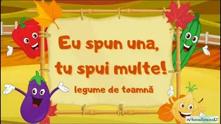 Eu spun una, tu spui multe!🥕🍆🍅 - legume de toamnă ||DLC - joc didactic