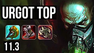 URGOT vs POPPY (TOP) (DEFEAT) | Rank 1 Urgot, Legendary | BR Challenger | v11.3