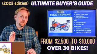 ⚡Ultimate Buyer's Guide⚡ USED Adventure & Dual Sport Motorcycles (2023)