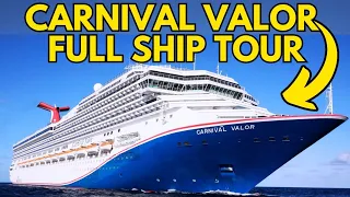 CARNIVAL VALOR CRUISE SHIP TOUR 2024