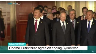 G20 Summit: Obama and Putin fail to agree on ending Syrian war
