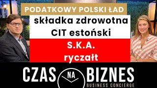 Polski Ład: składka zdrowotna, CIT estoński, SKA, ryczałt (cz. 1/2). Mikołaj Hewelt | Czas na Biznes