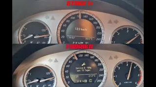 Mercedes C ( W204) 200 CDI, 100 KW, STAGE 1+ VS FABRIKA 0-100 KMH Chip Tuning SPEED