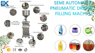 The user manual of semi automatic liquid filling machine, vertical model fully pneumatic driven